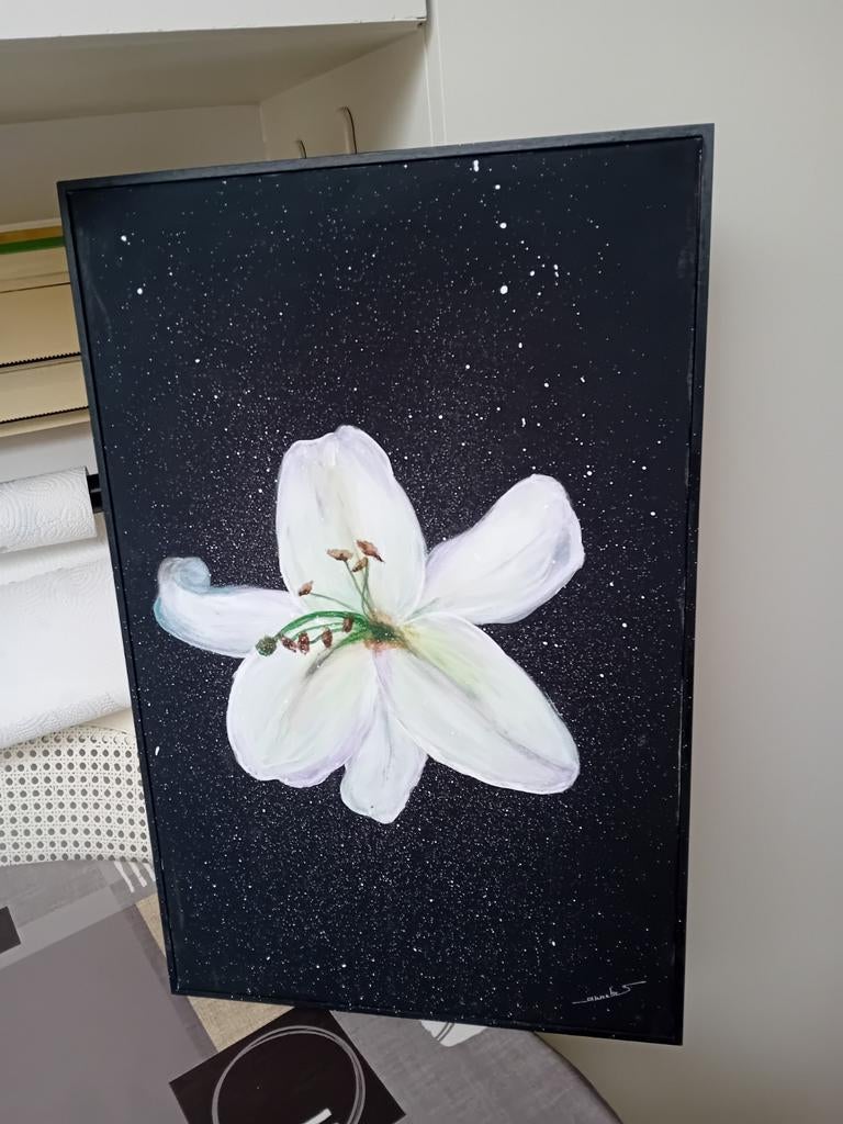 Schilderij lengte 57,5 cm x breedte 37,5 cm, Antiek en Kunst, Ophalen