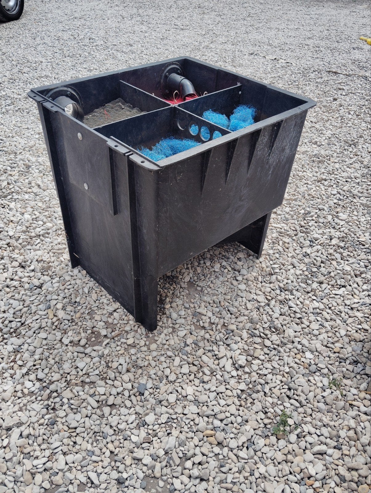 filtration de bassin, Enlèvement