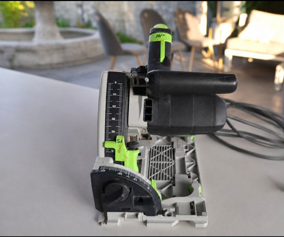 Festool TS 55 RQ-Plus Invalzaag + Systainer |  goede sta, 600 à 1200 watts, Enlèvement, Utilisé, Festool