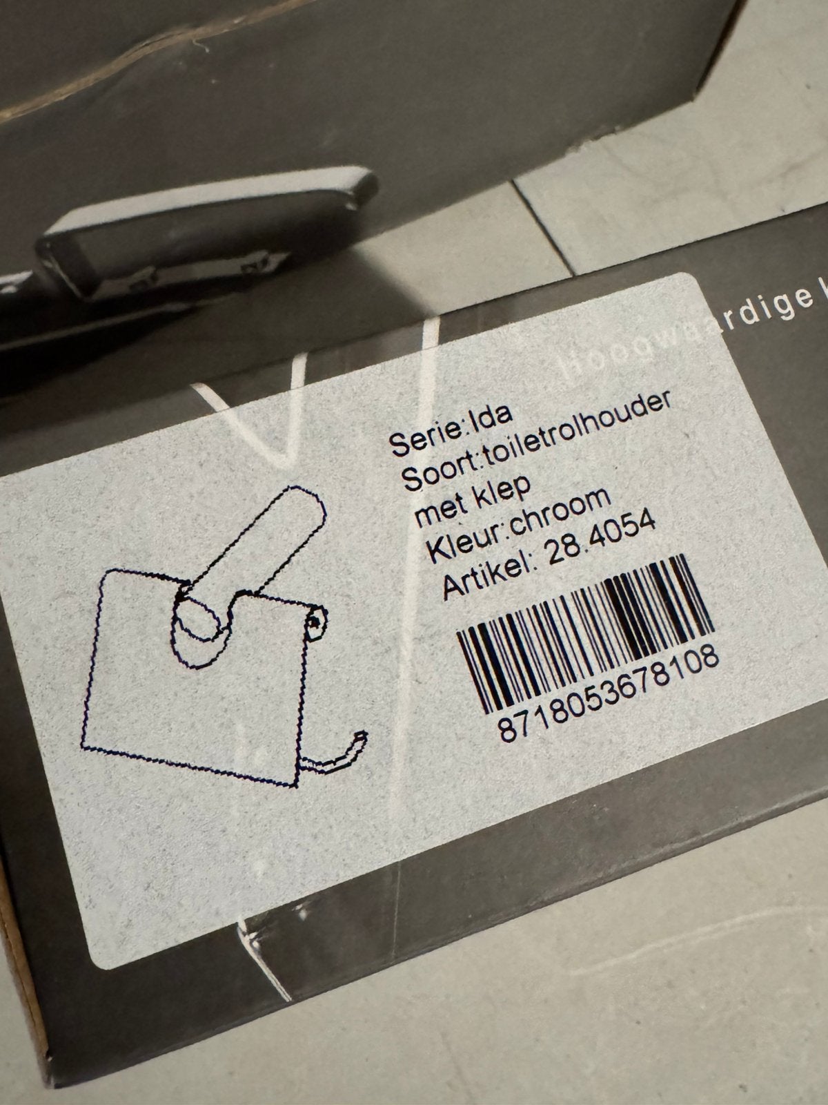 Wiesbaden Ida – Luxe badkameraccessoires – Chroom – Nieuw, Ophalen, Nieuw, Chroom, Toilet