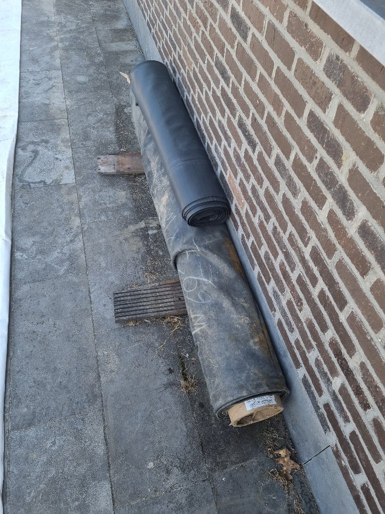 EPDM dakbedekking 7,60m x 4,4m, Doe-het-zelf en Bouw, Dakpannen en Dakbedekking, Ophalen, Overige materialen, Zwart, Nieuw
