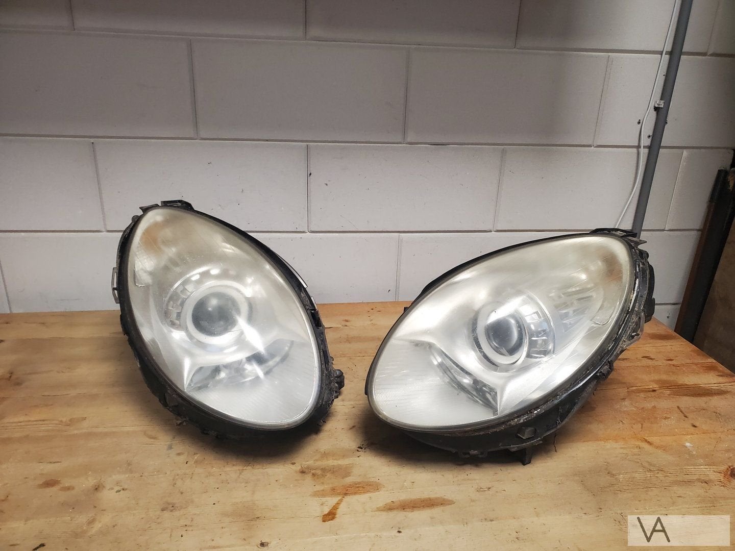Mercedes R klasse W251 2005 - 2010 xenon koplamp rechts €150, Gebruikt, -, Ophalen of Verzenden, -