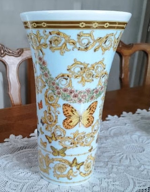 Versace vaas, Antiek en Kunst, Ophalen, 26 cm, Vaas, Gemerkt