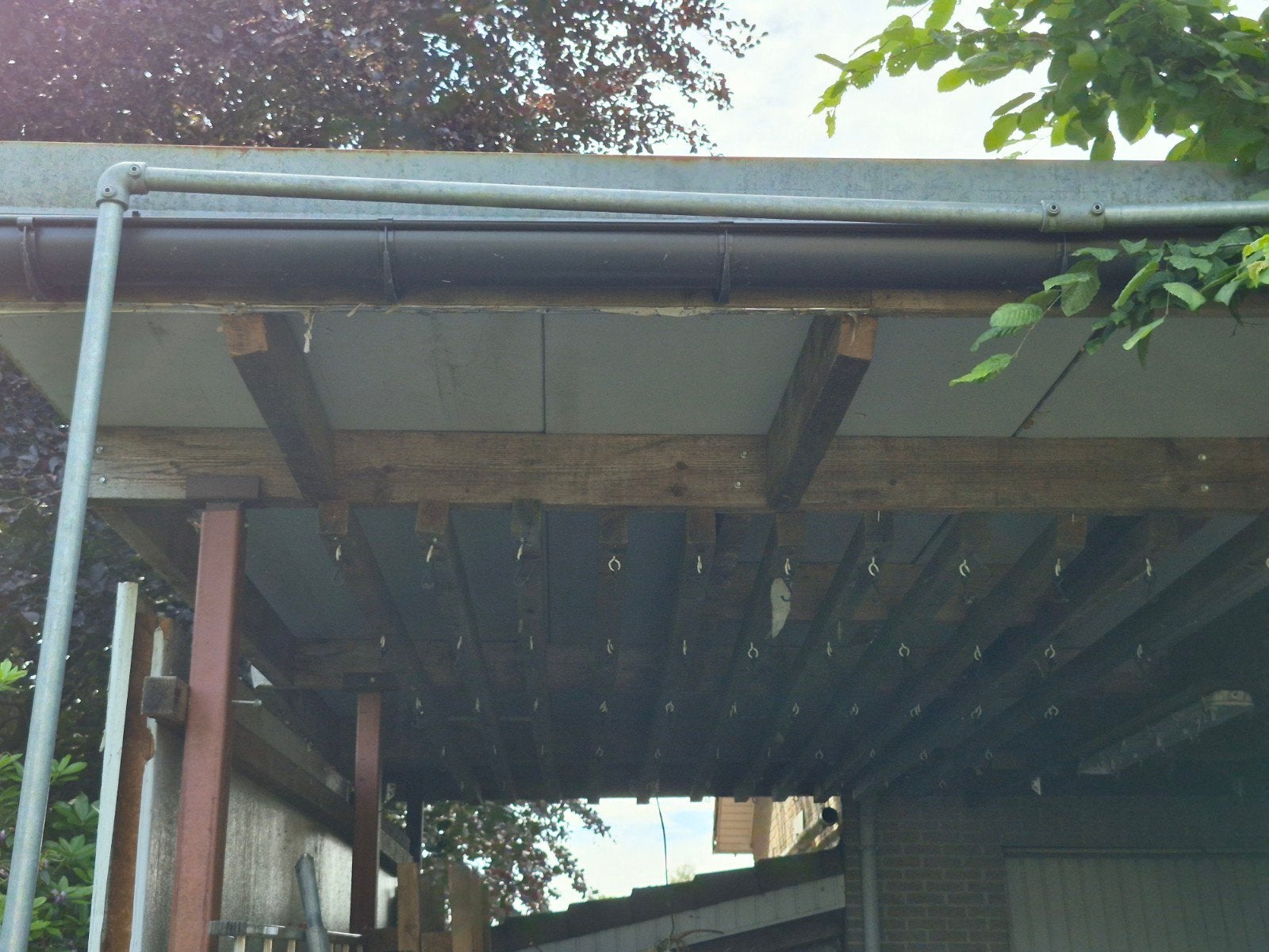 Afdak 6x6, Tuin en Terras, Overkappingen, Ophalen of Verzenden