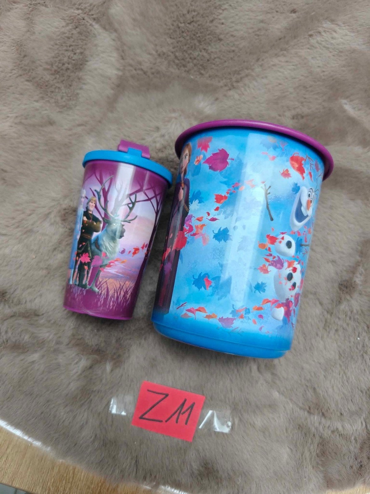 Frozen 2 - Duimdrukdoos + beker, Ophalen of Verzenden, Nieuw
