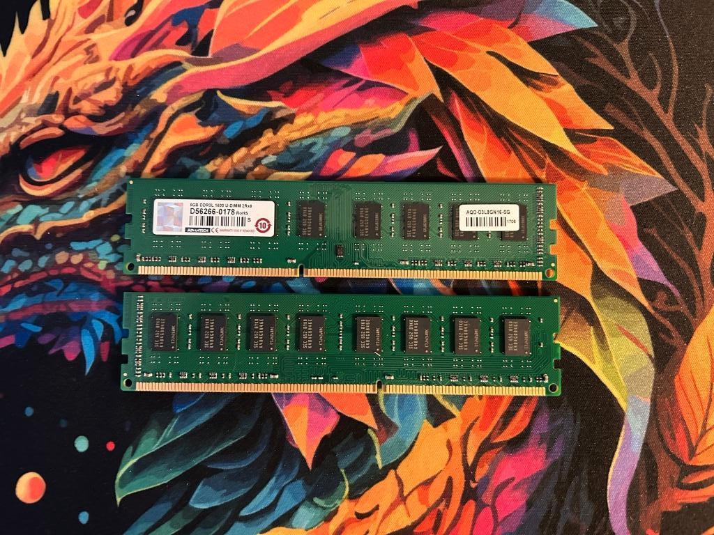 RAM Geheugen DDR3 1600Mhz 2x8GB, Computers en Software, RAM geheugen, Ophalen, DDR3, Zo goed als nieuw, Desktop