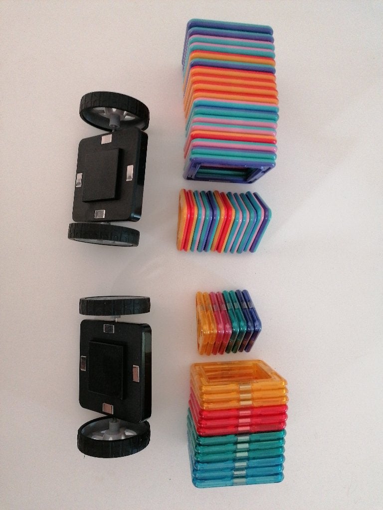 Carstensen magnetische bouwset, wielen, sensorisch-speelgoed, Kinderen en Baby's, Ophalen, Nieuw, Bouwen