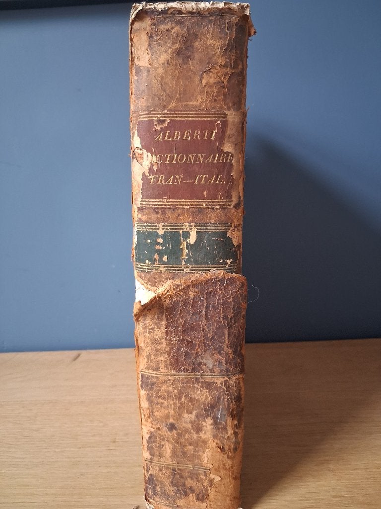 Dictionnaire Français-Italien, Enlèvement