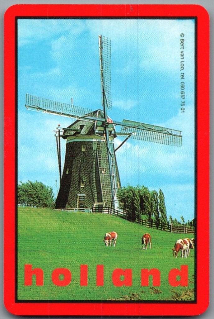 speelkaart - LK15848 - Molen, Ophalen of Verzenden, Zo goed als nieuw, Speelkaart(en)