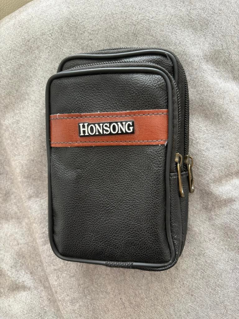 Zwart tasje (voor aan riem) van Honsong., Handtassen en Accessoires, Overige Accessoires, Ophalen of Verzenden, Zo goed als nieuw
