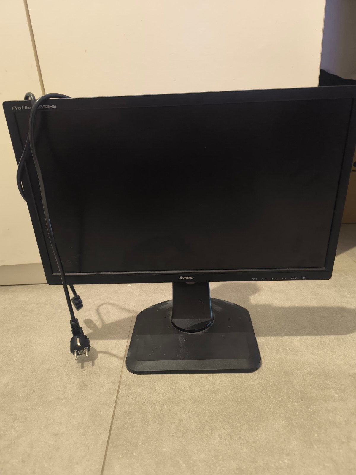 iiyama pro lite b2283hs(met stroom- en hdmi kabel, Computers en Software, Ophalen, In hoogte verstelbaar, HDMI, Iiyama prolite