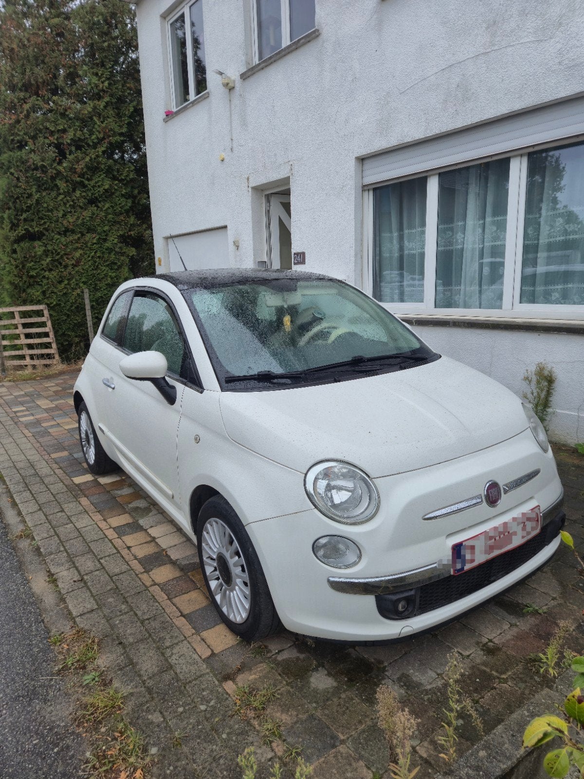 Prachtige Fiat 500 1.2 Benzine (Lounge uitvoering), Auto's, Euro 5, Stof, Beige, 4 cilinders