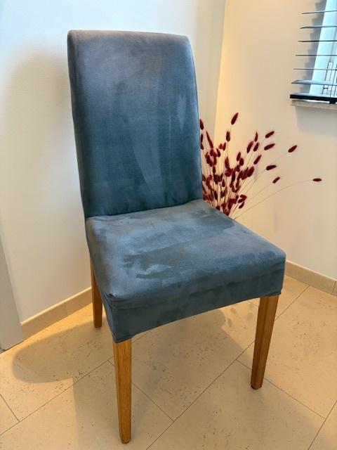 Eetkamerstoelen, Maison & Meubles, Chaises, Enlèvement, Comme neuf, Gris, Cinq, Six Chaises ou plus