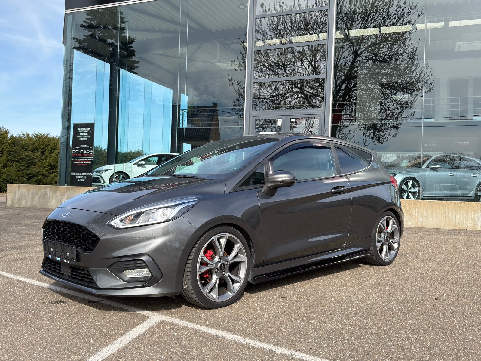 FORD FIESTA ST-LINE 2018 CARPLAY B&O SPORTPAKKET, Auto's, Ford, Leder en Stof, Handgeschakeld, Fiësta, Zilver of Grijs