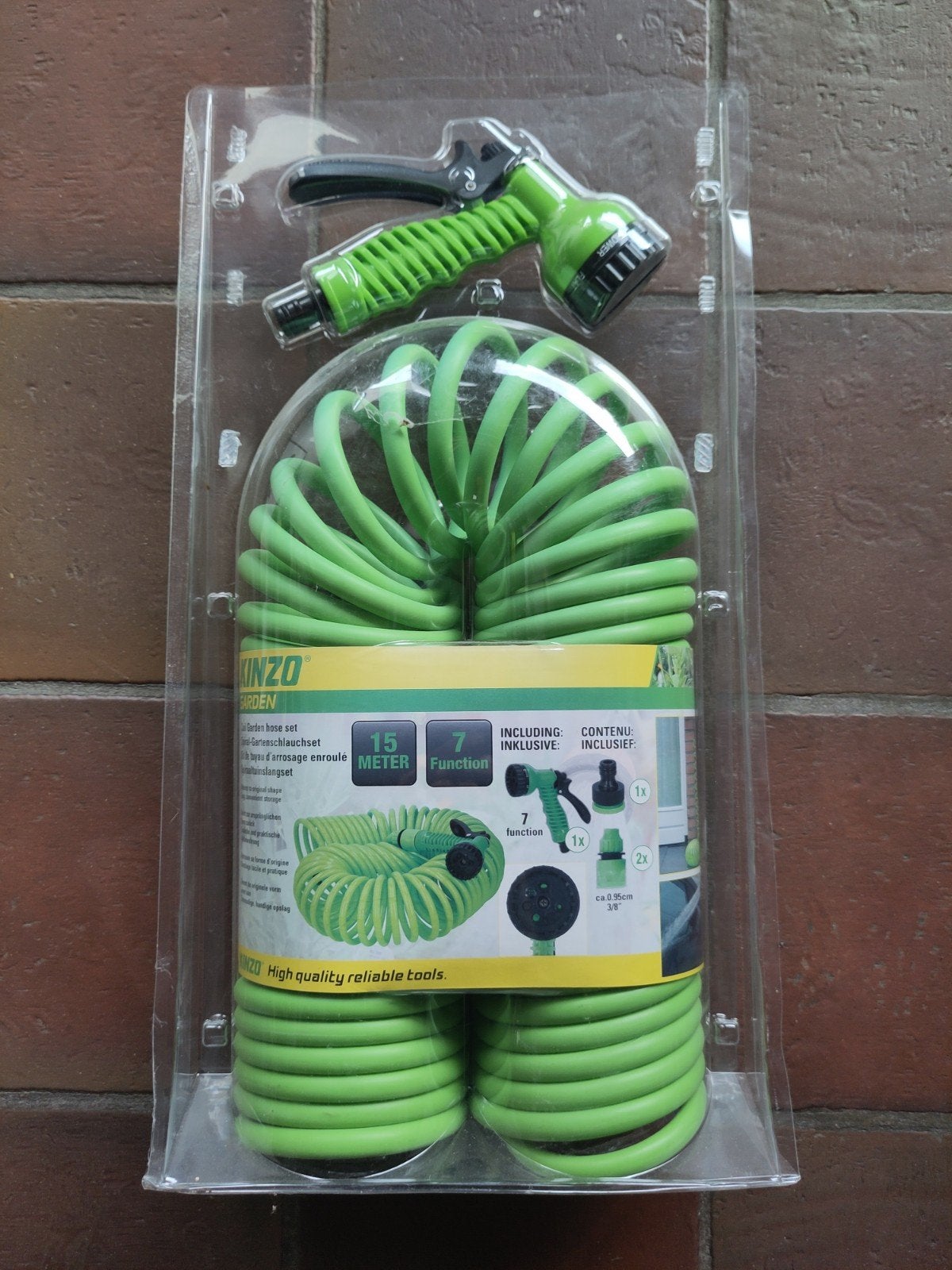 Tuinslang met sproeikop | 15 meter, Tuin en Terras, Ophalen, Nieuw, Tuinslang