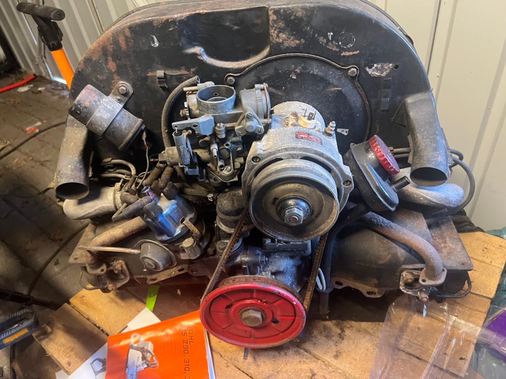 Originele complete VW Kever 1600cc AD8070 motor, Auto-onderdelen, Motor en Toebehoren, Ophalen