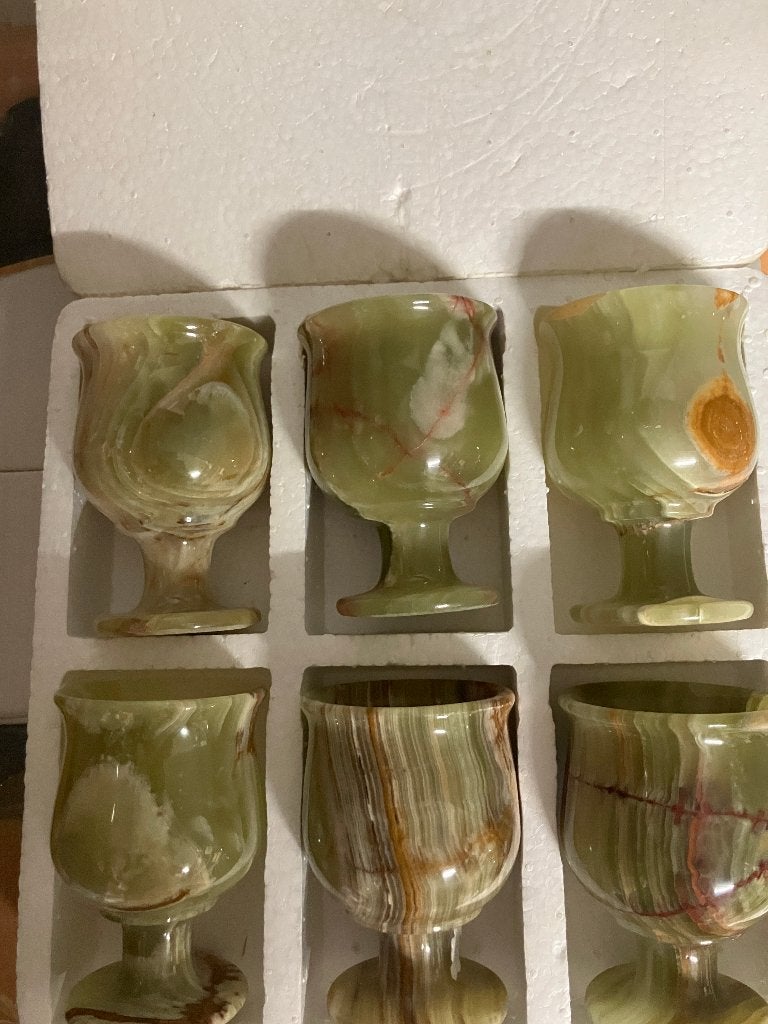 bekers voor thee, Ophalen