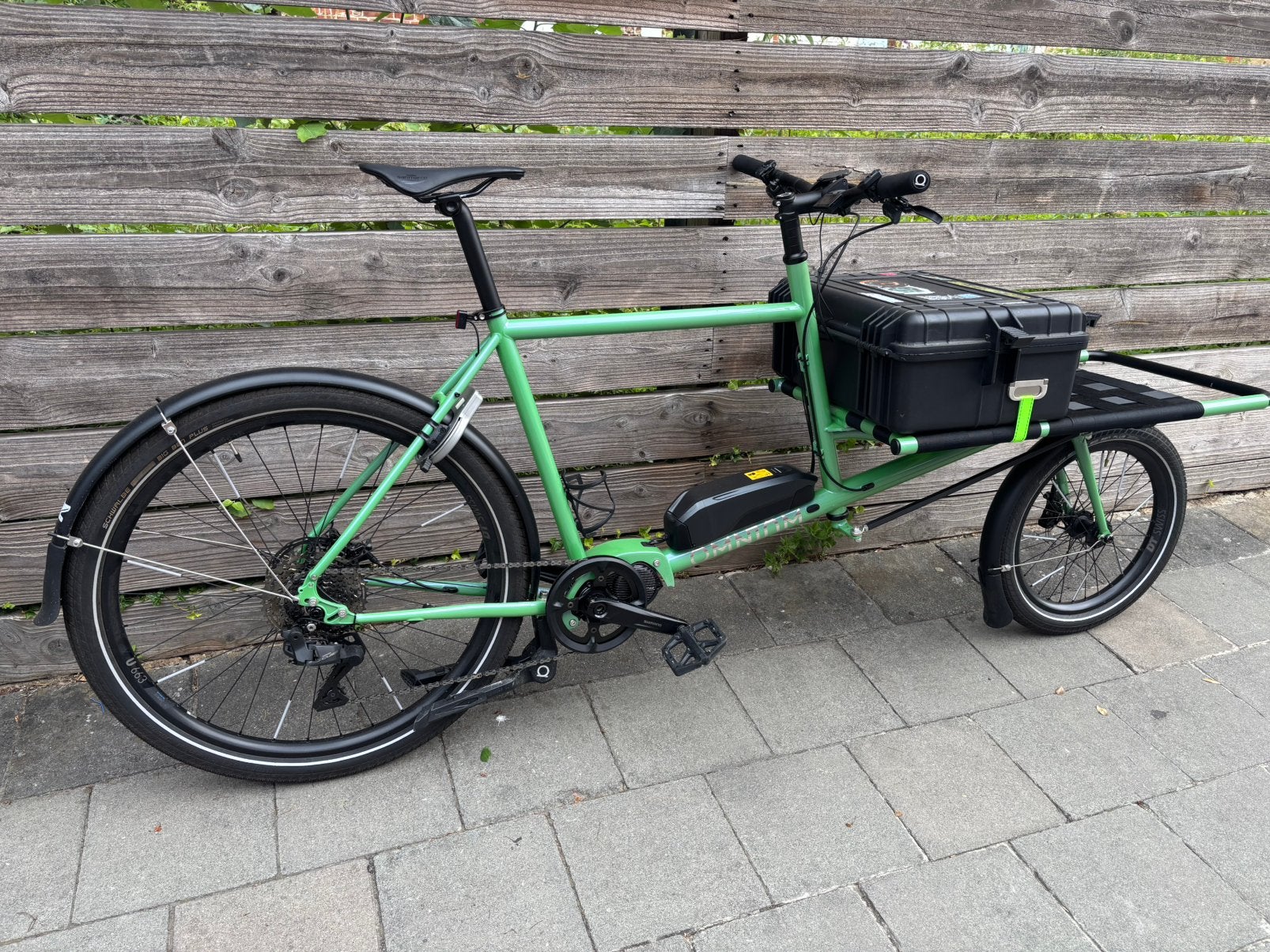 Vélo Omnium Cargo, 10 à 15 vitesses, Comme neuf, Moins de 49 cm, Frein à disque