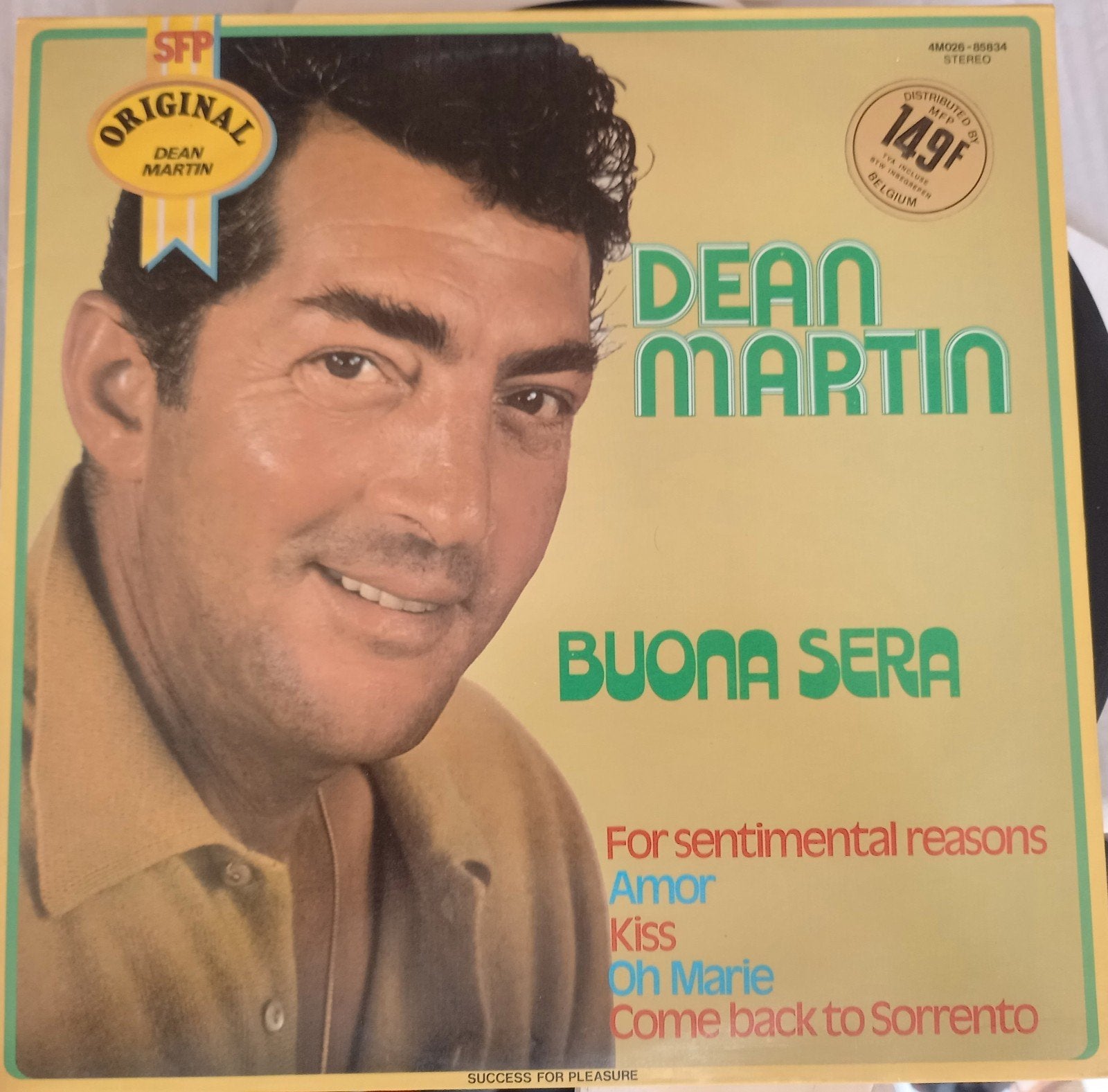 Dean Martin 33 tours Buona Sera, CD & DVD, Vinyles | Compilations, Enlèvement ou Envoi