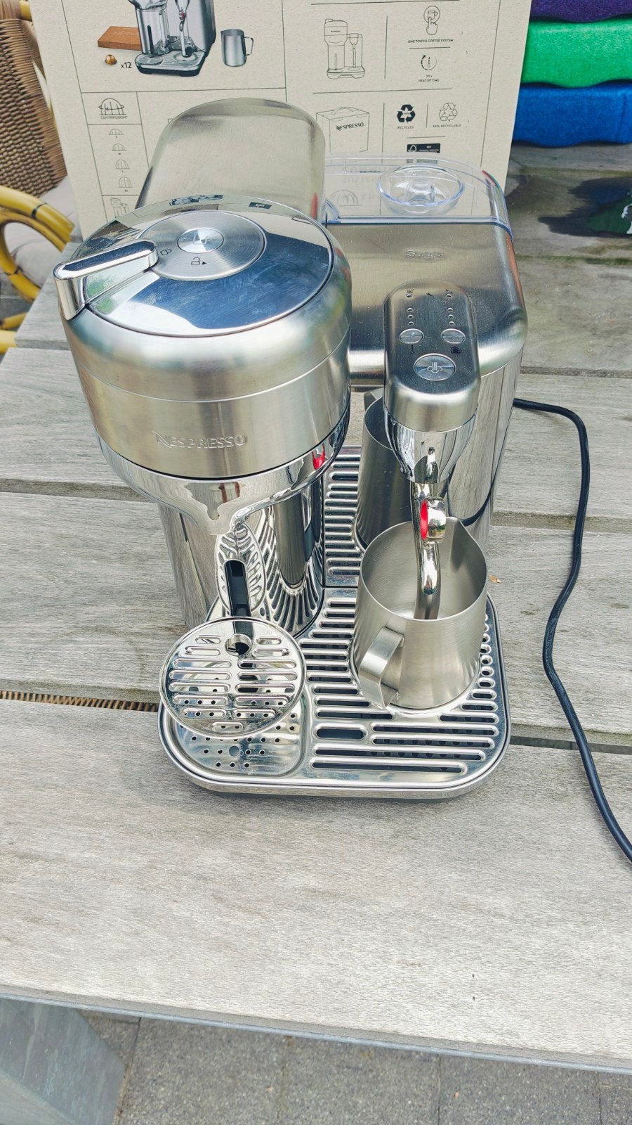 Sage Nespresso Virtuoso Creatista, Stainless Steel Chrome, Enlèvement ou Envoi