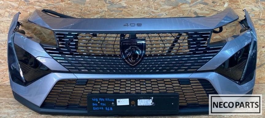 PEUGEOT 408 VOORBUMPER COMPLEET ORIGINEEL ALLES LEVERBAAR!!!, Gebruikt, -, Voor, -