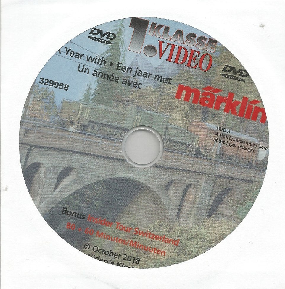 DVD d'un an avec Märklin octobre 2018, Hobby & Loisirs créatifs, Neuf, Enlèvement ou Envoi, Courant alternatif, Livre, Revue ou Catalogue