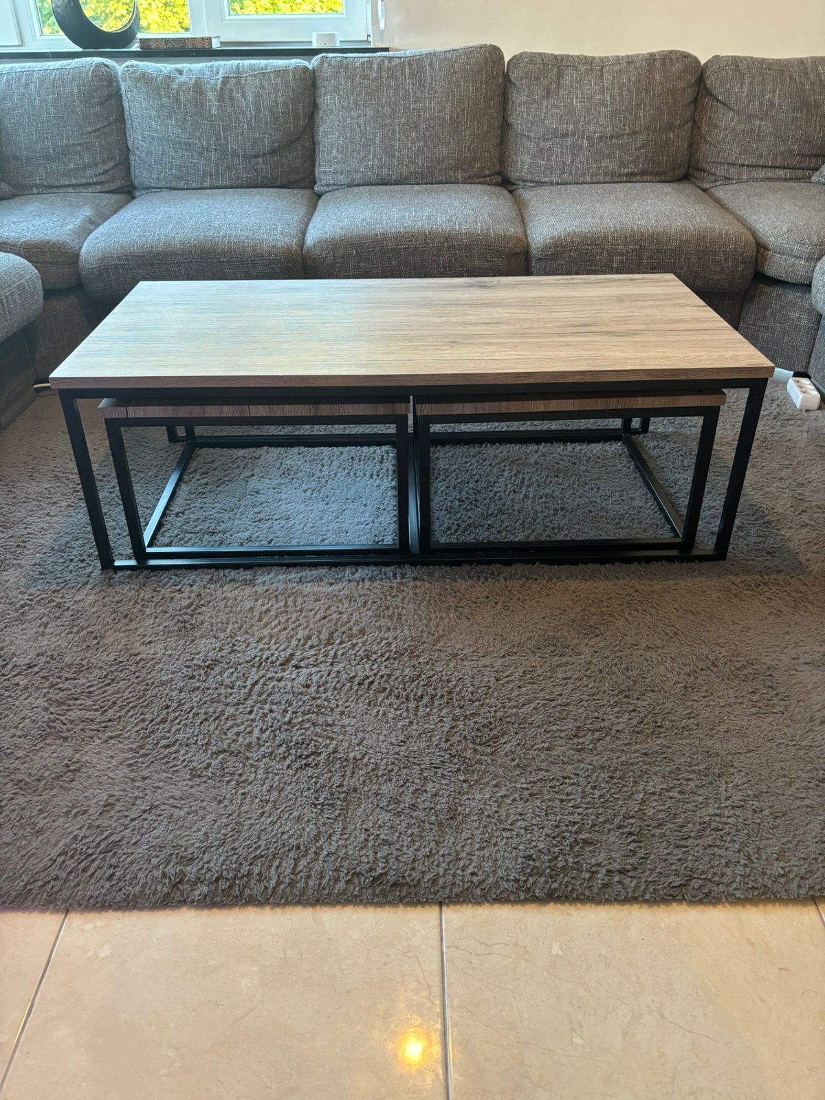 3 delig salontafel te koop, Comme neuf, Enlèvement, 50 à 100 cm, 50 – 75