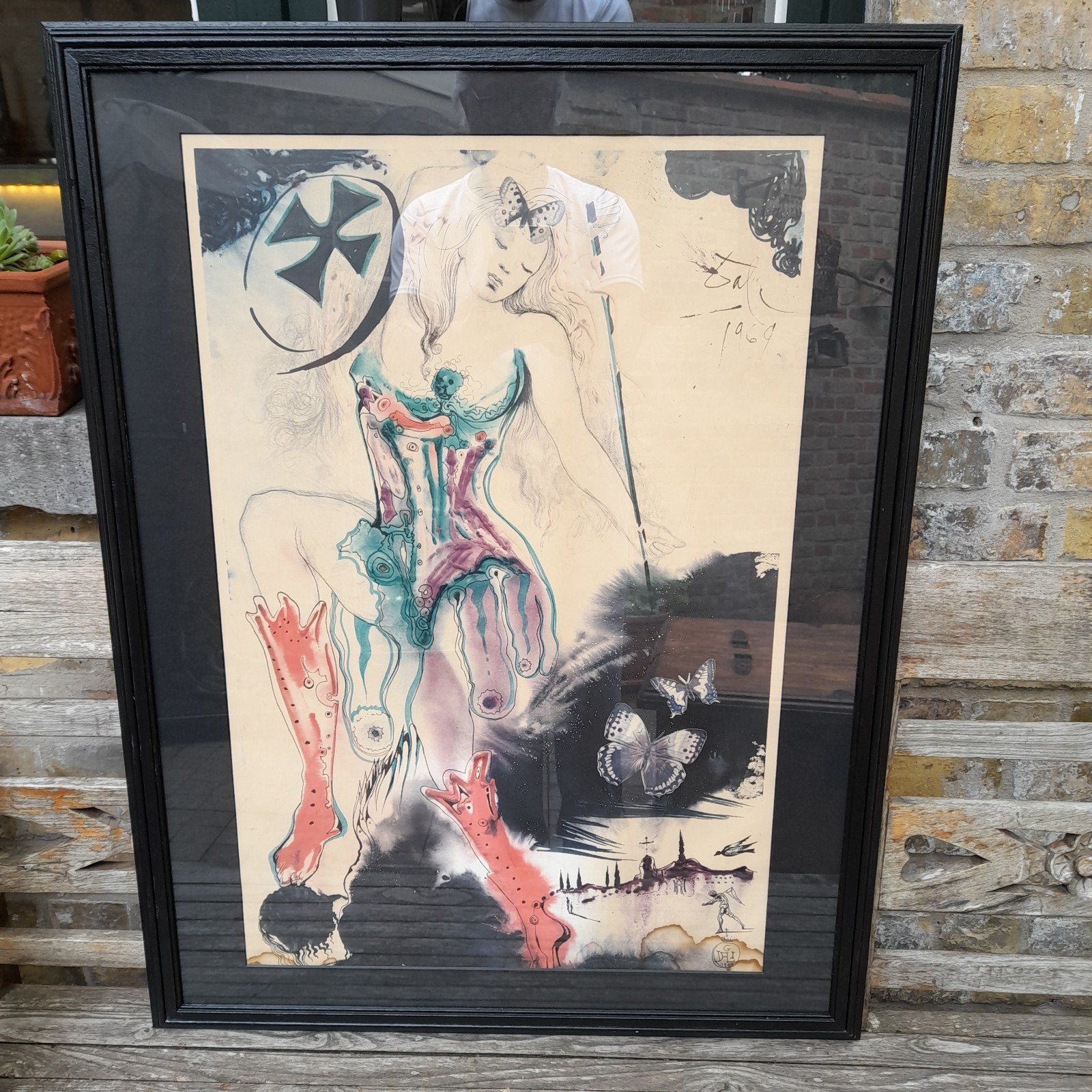 Unieke afdruk Salvador Dali, Ophalen