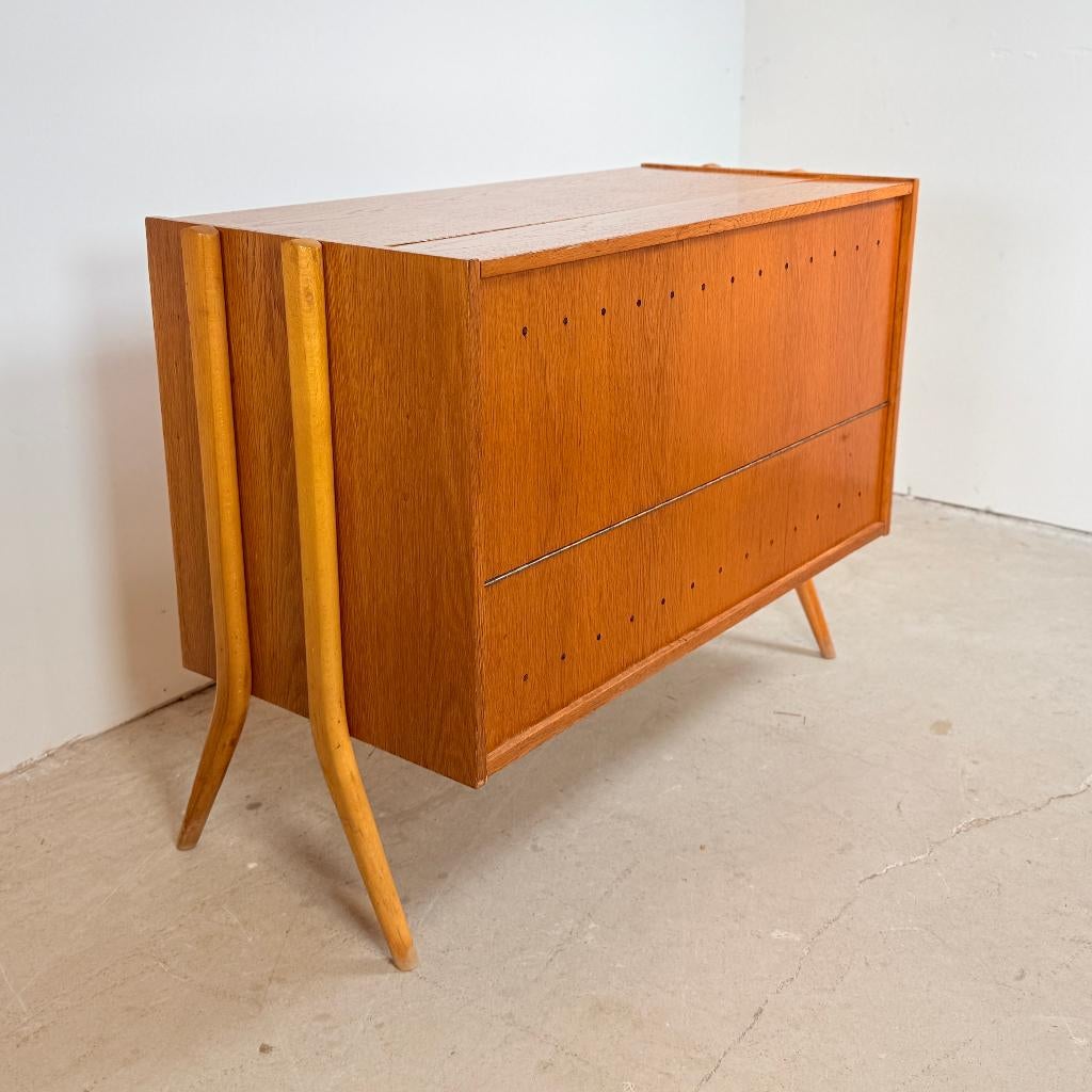 Vintage dekenkist/ speelgoedkist Monti300, Frantisek Jirak, Minder dan 90 cm, Kast, Ophalen of Verzenden, Minder dan 50 cm