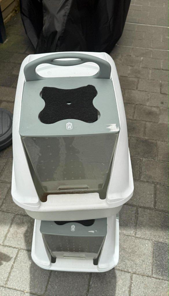 Kattenbak, Dieren en Toebehoren, Kattenbakken, Ophalen, Gebruikt, Gesloten