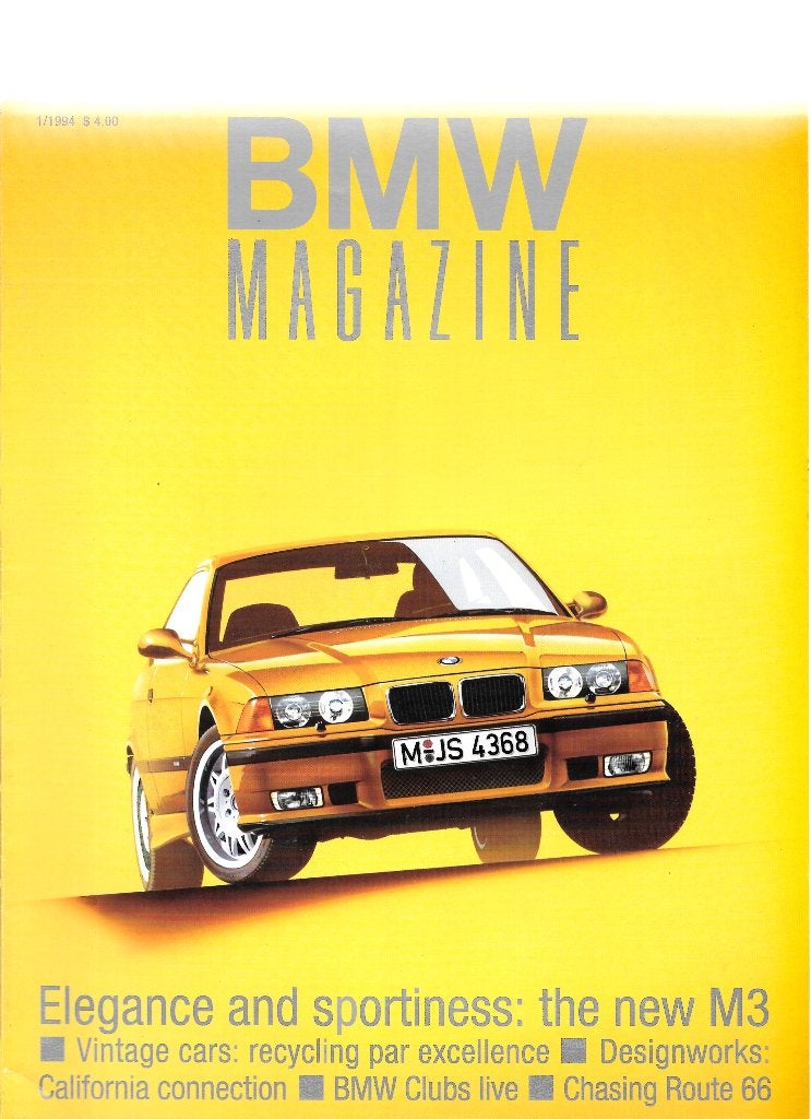 BMW  USA -magazine 1/1994, Enlèvement ou Envoi, Neuf, BMW