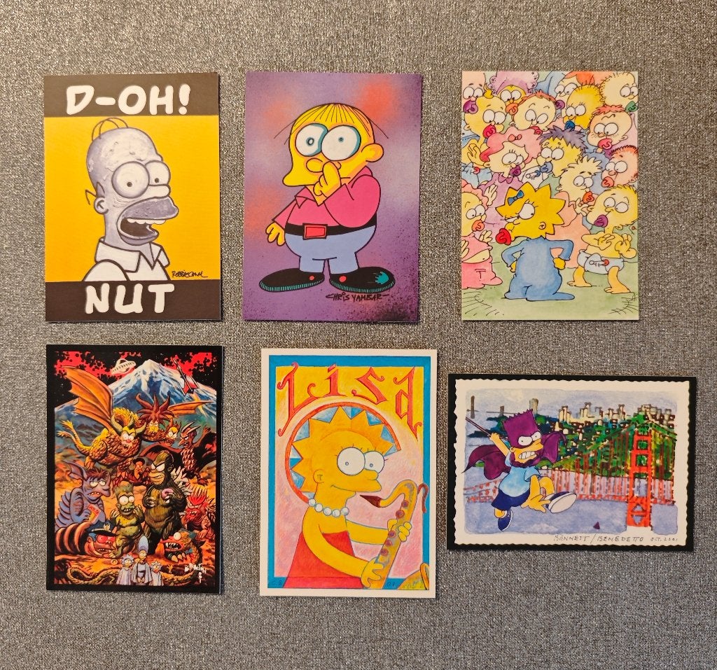 Carte Simpsons Mania 2002 En lot ou à l'unité, Enlèvement ou Envoi, Neuf, Bande dessinée ou Dessin animé