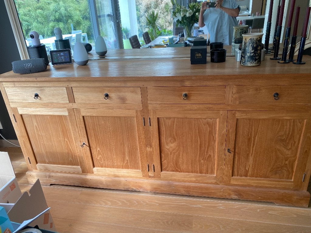 Buffetkast, Ophalen, Gebruikt, Teakhout, Met lade(s)