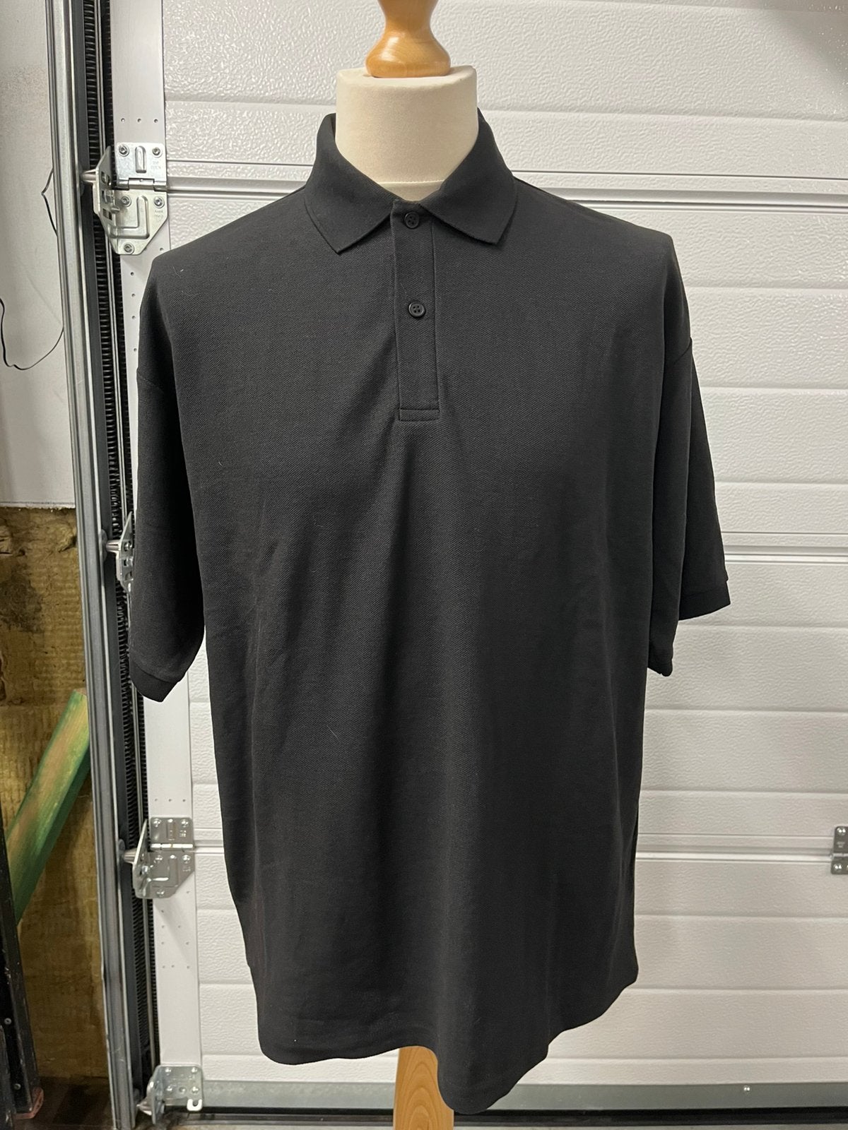 Nieuw! Russell Athletic 539M Polo (Maat L) - Zwart, Kleding | Heren, Ophalen of Verzenden, Zo goed als nieuw, Maat 52/54 (L), Zwart