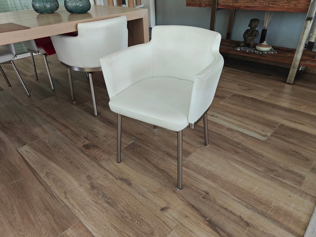 stoel, Huis en Inrichting, Stoelen, Ophalen, Kunststof, Gebruikt, Wit