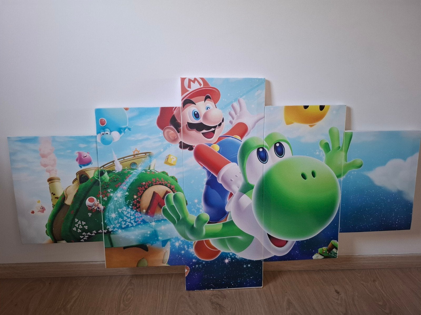 5 Delige canvas Mario Bross., Ophalen