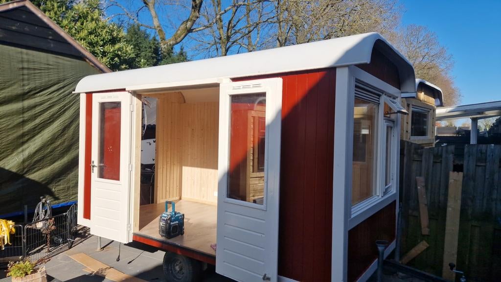 Pipowagen werfkeet 4x2 kompleet geïsoleerd, Enlèvement ou Envoi