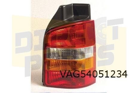 Volkswagen T5 (7/03-10/09) achterlicht Rechts (rood / oranje, Auto-onderdelen, -, -, Nieuw, -