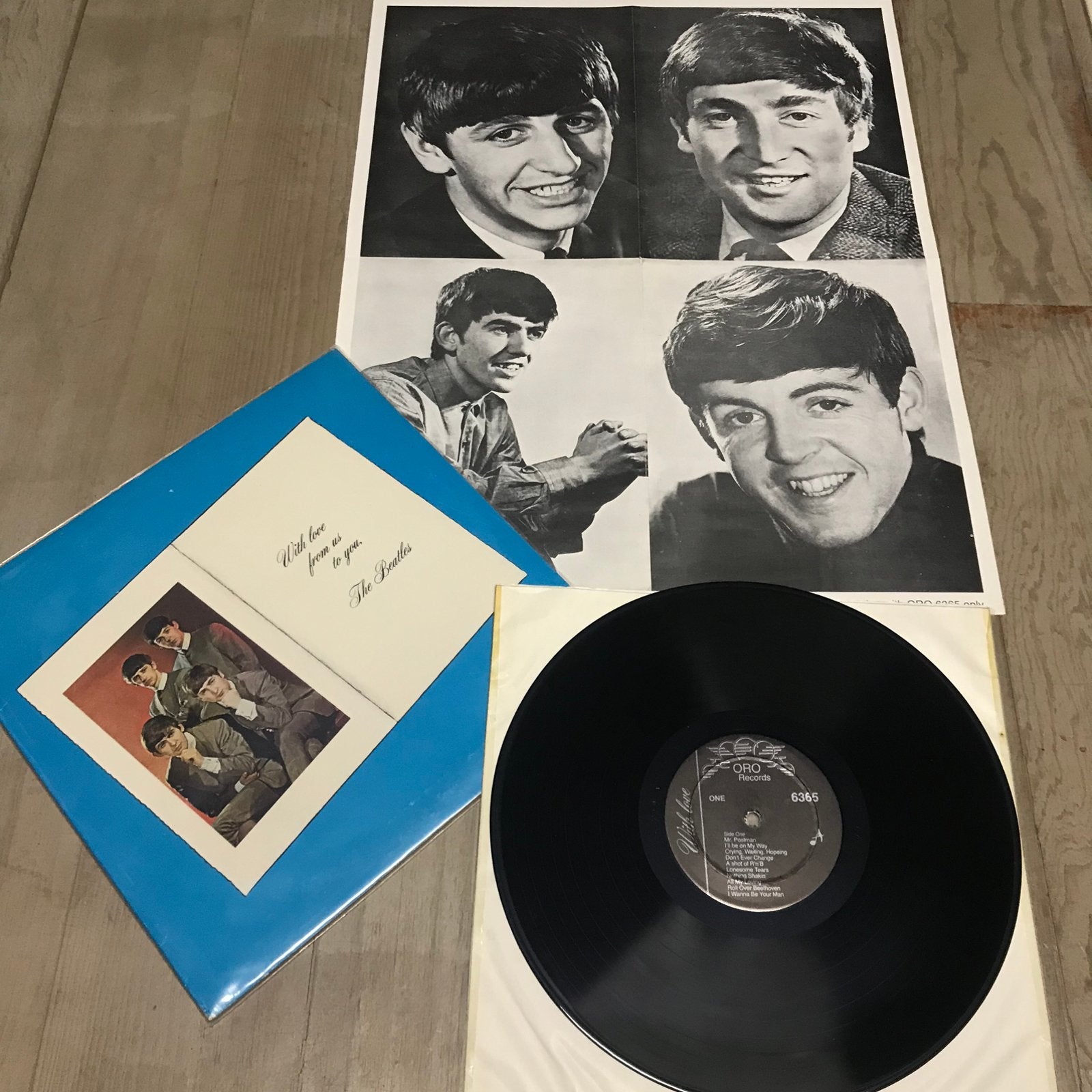 LP The Beatles - with Love from us to you, Enlèvement ou Envoi