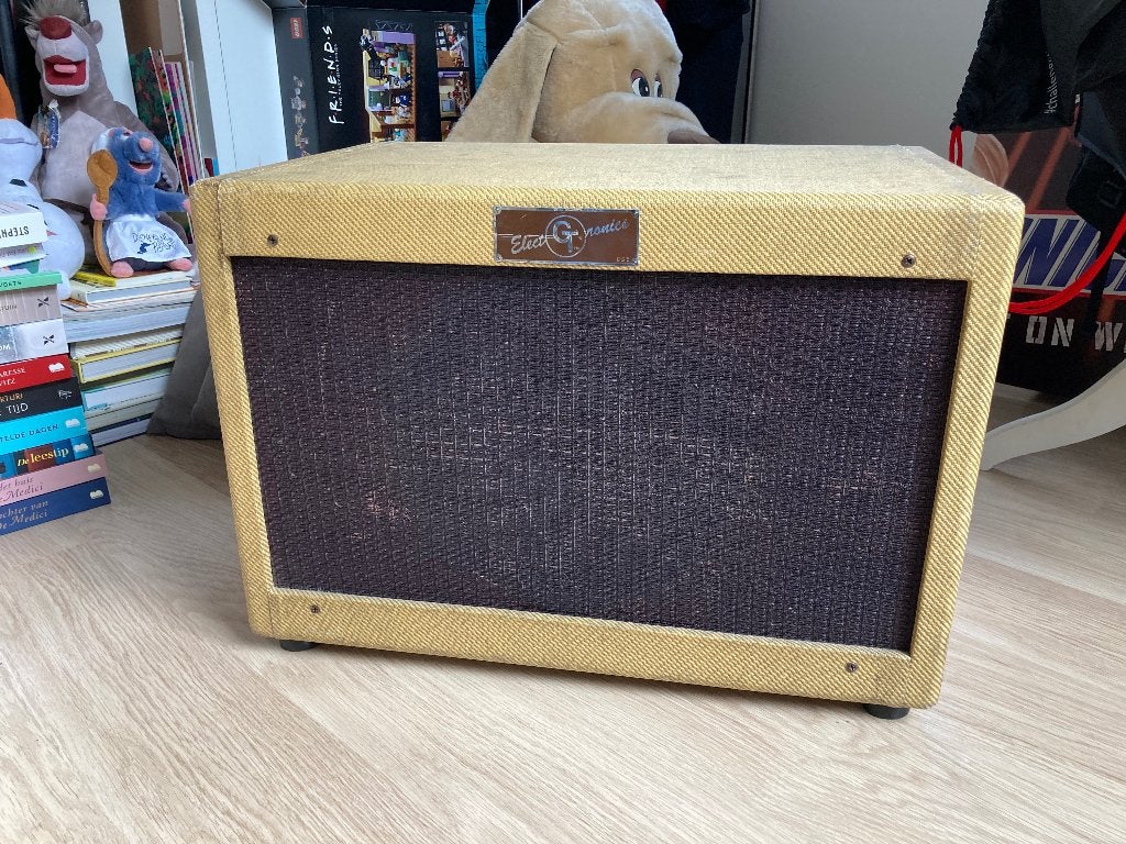 Groove Tubes Tweed 1X12 speaker cabinet, Ophalen, Gebruikt, Gitaar, 100 watt of meer