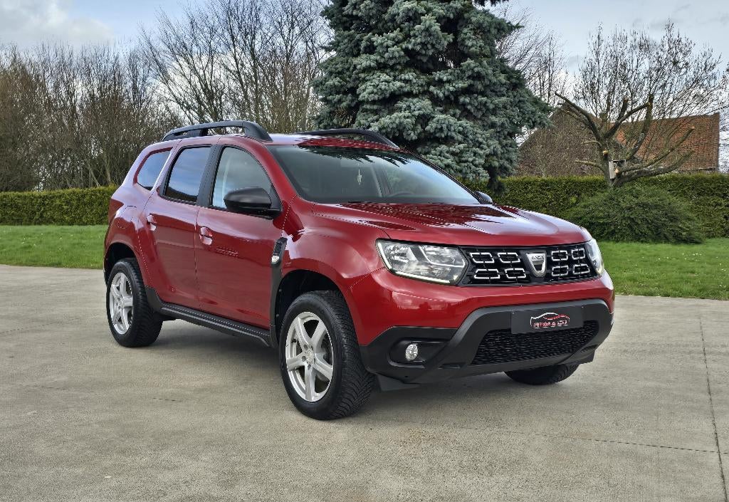 Dacia Duster 1.0i Essence ** LED - Airco - Navi ** GAR 12M, Rouge, Achat, Euro 6, Entreprise