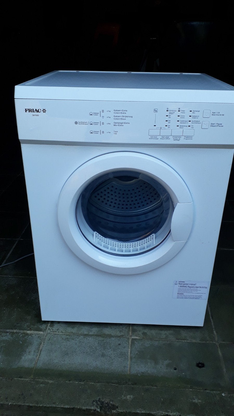 Sèche linge friac