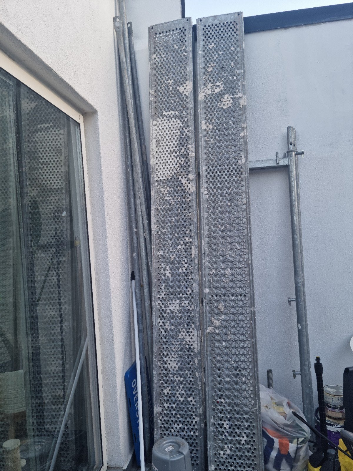 steiger/stelling, Doe-het-zelf en Bouw, Ophalen, Gebruikt, Gevelsteiger, 2 tot 5 meter