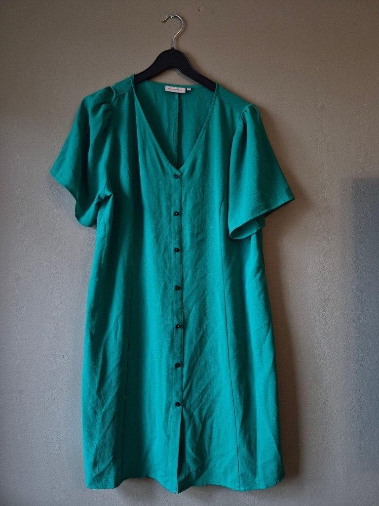 ONLY CARMAKOMA jurk, maat 46 (XL), groen, zo goed als nieuw, Maat 46/48 (XL) of groter, Only carmakoma, Nieuw, Ophalen of Verzenden