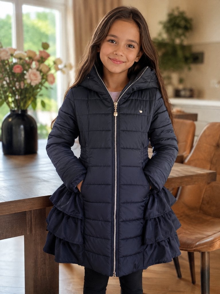 Winterjas Le Chic maat 140, Meisje, Le Chic, Ophalen of Verzenden, Zo goed als nieuw