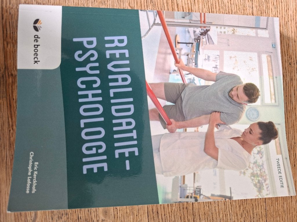 Revalidatiepsychologie, Boeken, Ophalen, Gelezen, Hoger Onderwijs, Kerckhofs Eric , Christophe Lafosse