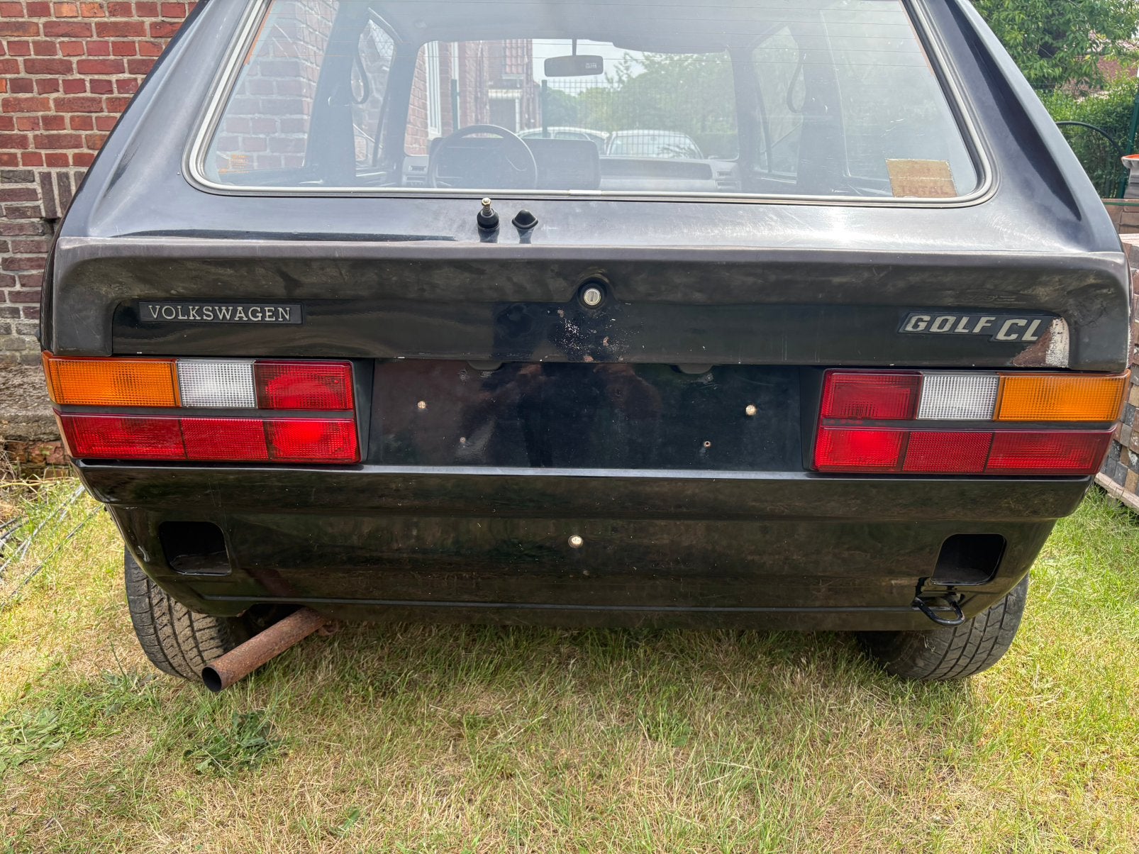 Golf 1 1 st eigenaar 182.000km origineel, Voorwielaandrijving, Stof, Zwart, 4 cilinders