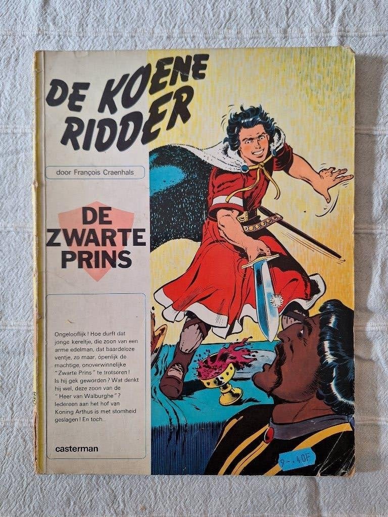 de koene ridder 1: de zwarte prins, Boeken, Eén stripboek, Ophalen of Verzenden, Gelezen