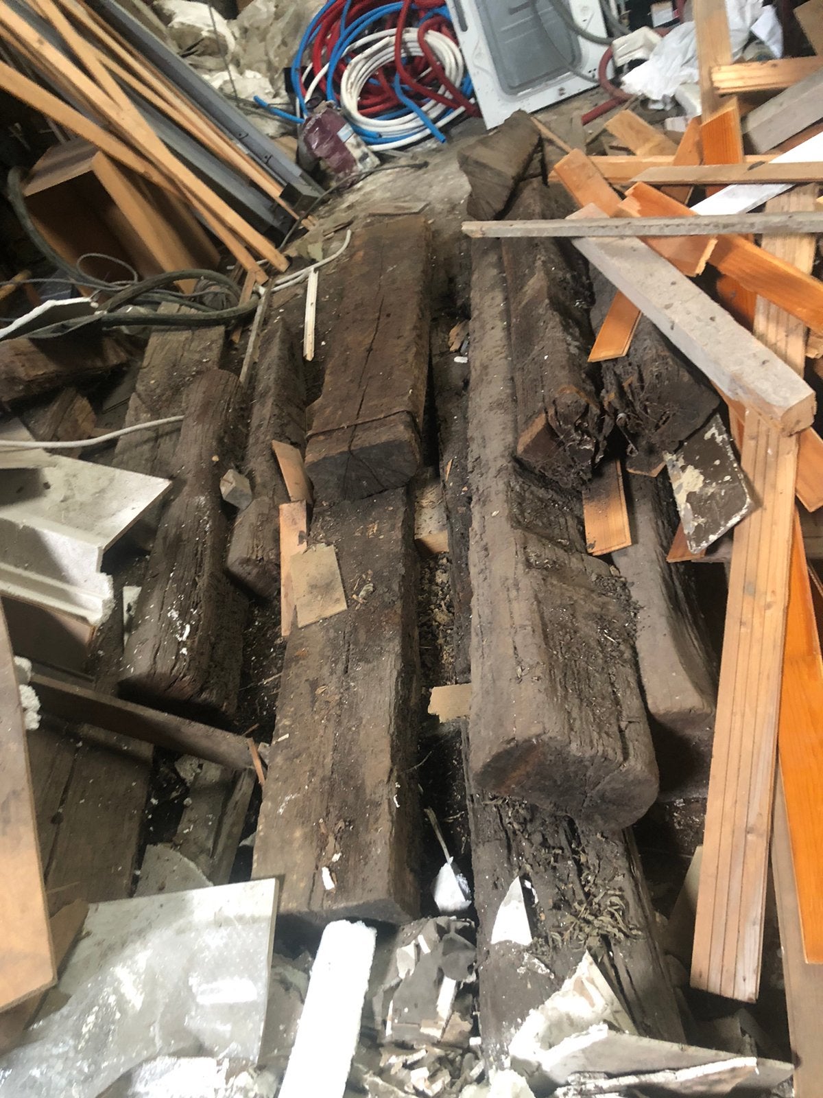 brand hout, Tuin en Terras, Brandhout, Minder dan 3 m³, Ophalen, Eikenhout, Stammen