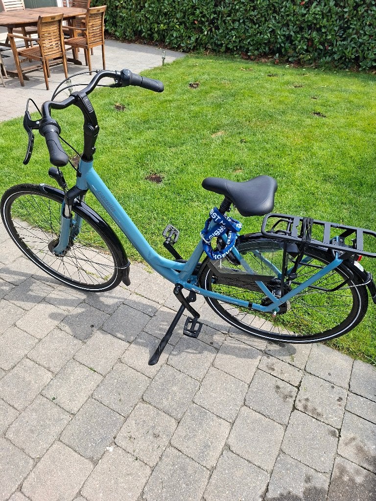 Damesfiets 100% nieuwstaat, Fietsen en Brommers, Fietsen | Dames | Damesfietsen, Ophalen, 47 tot 50 cm, Versnellingen, Zo goed als nieuw